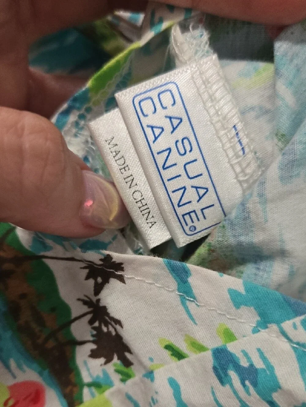 Casual Canine Tropical Floral Dog Shirt!